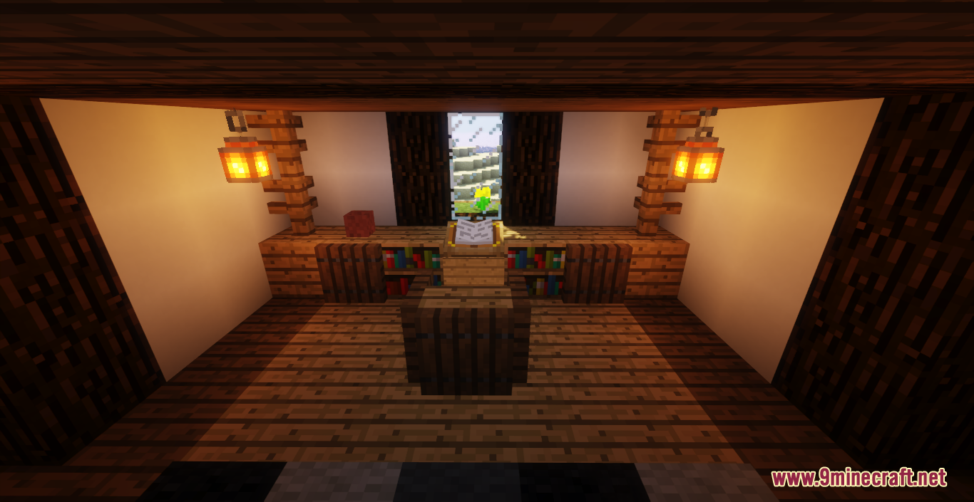 Medium Medieval House Map (1.21.5, 1.20.1) - Typical Medieval House 60 1746047157 348 medium medieval house map 1215 1201 typical medieval house