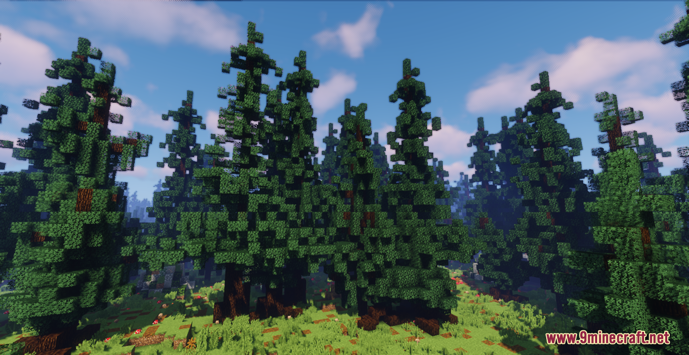 Forest Isle Map (1.19, 1.18.2) - Natural Survival Island And Volcanoes ...