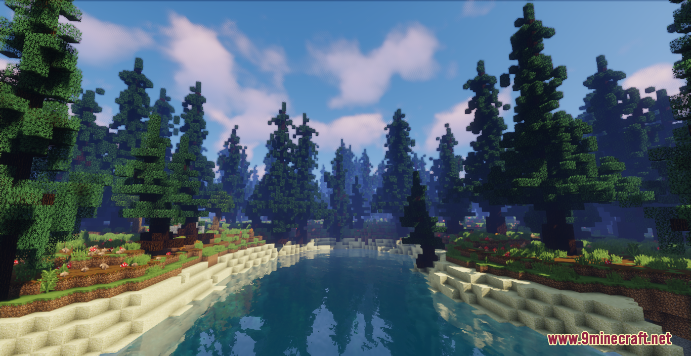 Forest Isle Map (1.19, 1.18.2) - Natural Survival Island And Volcanoes ...
