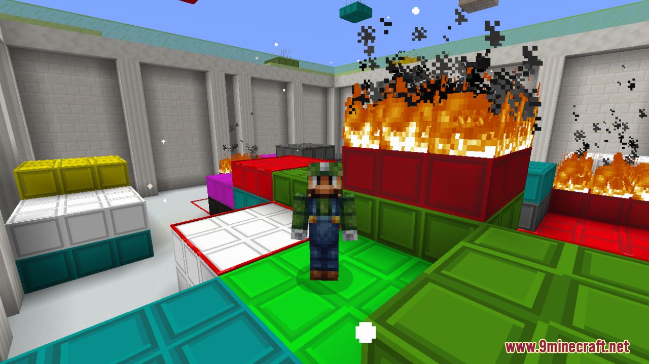 Falling Sky Map (1.18.2) - Dodge The Falling Bricks! - Aadhu.com