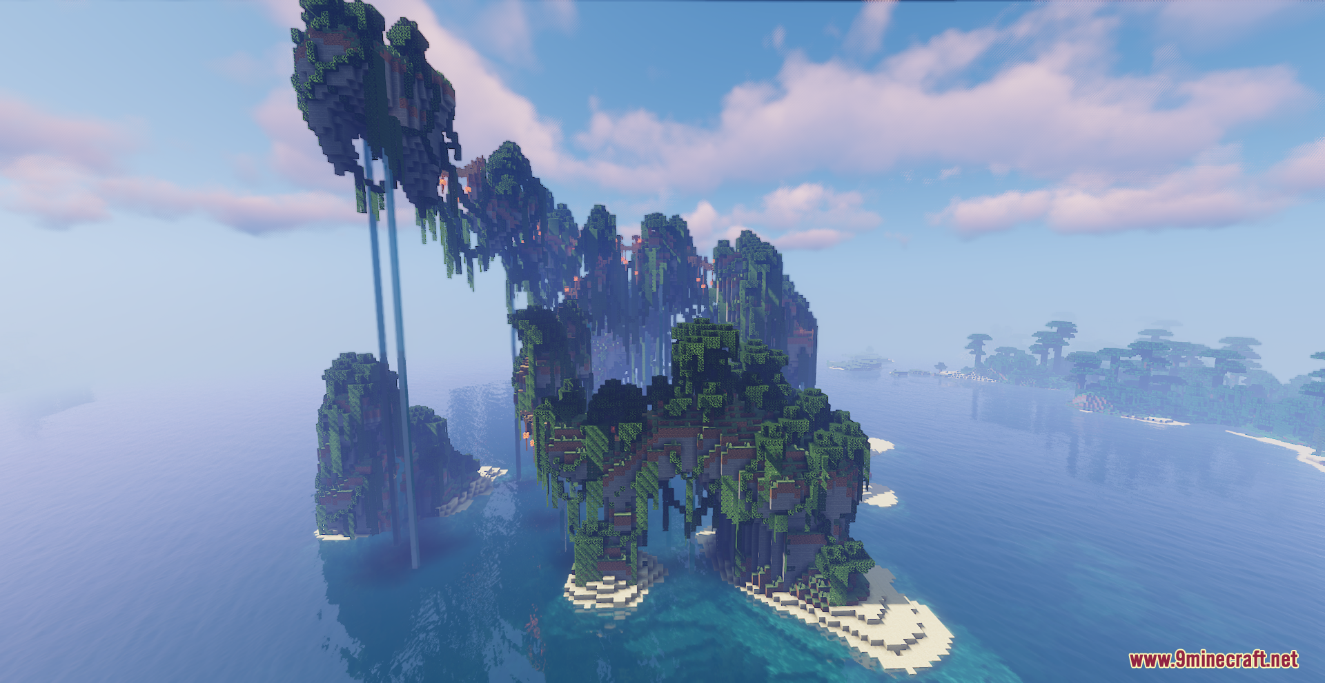 Andur Map Anduria Map (1.21.5, 1.20.1) - Floating Jungle Adventure Islands ...