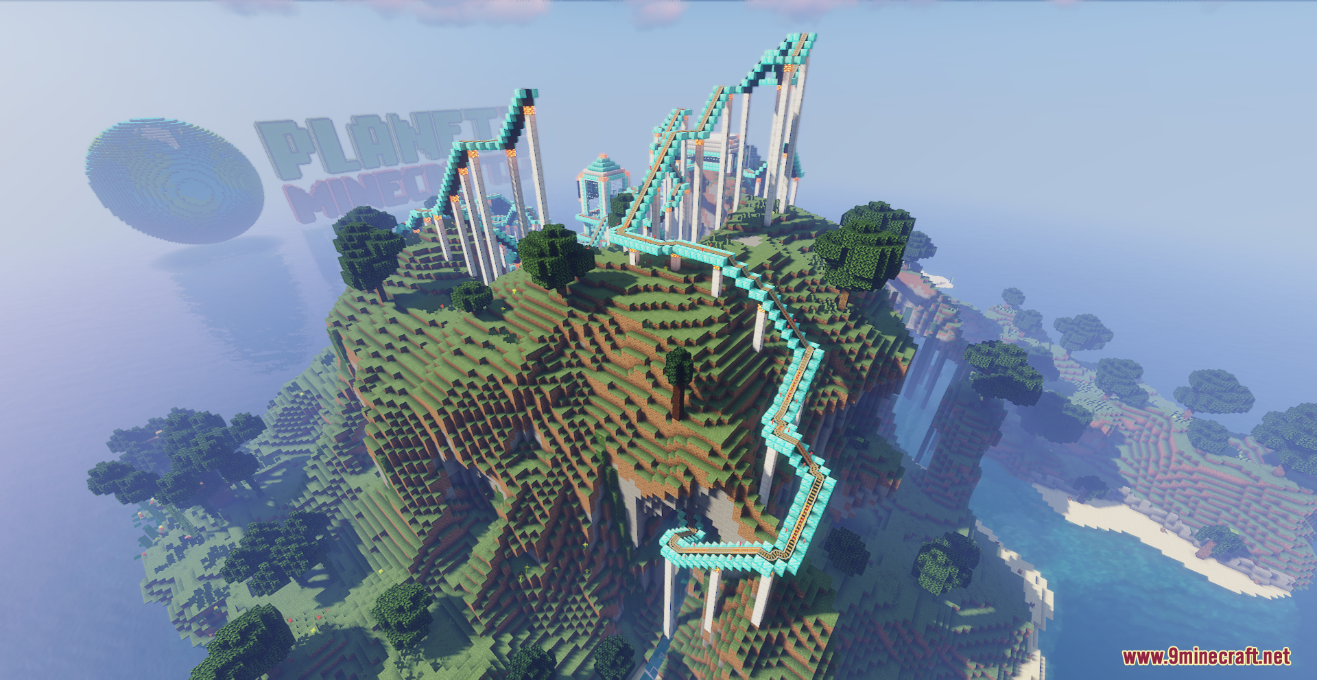 The Diamond Coaster Map (1.21.5, 1.20.1) - A Thrill Ride That Shines ...