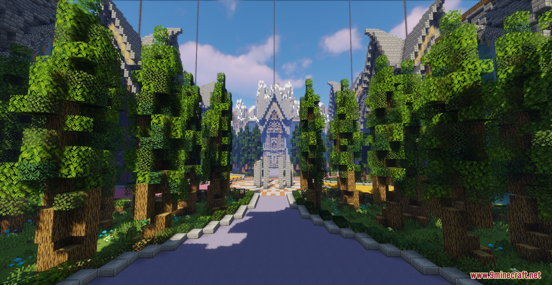 Medieval Hub Spawn Map (1.21.5, 1.20.1) - A Grand Welcome For ...