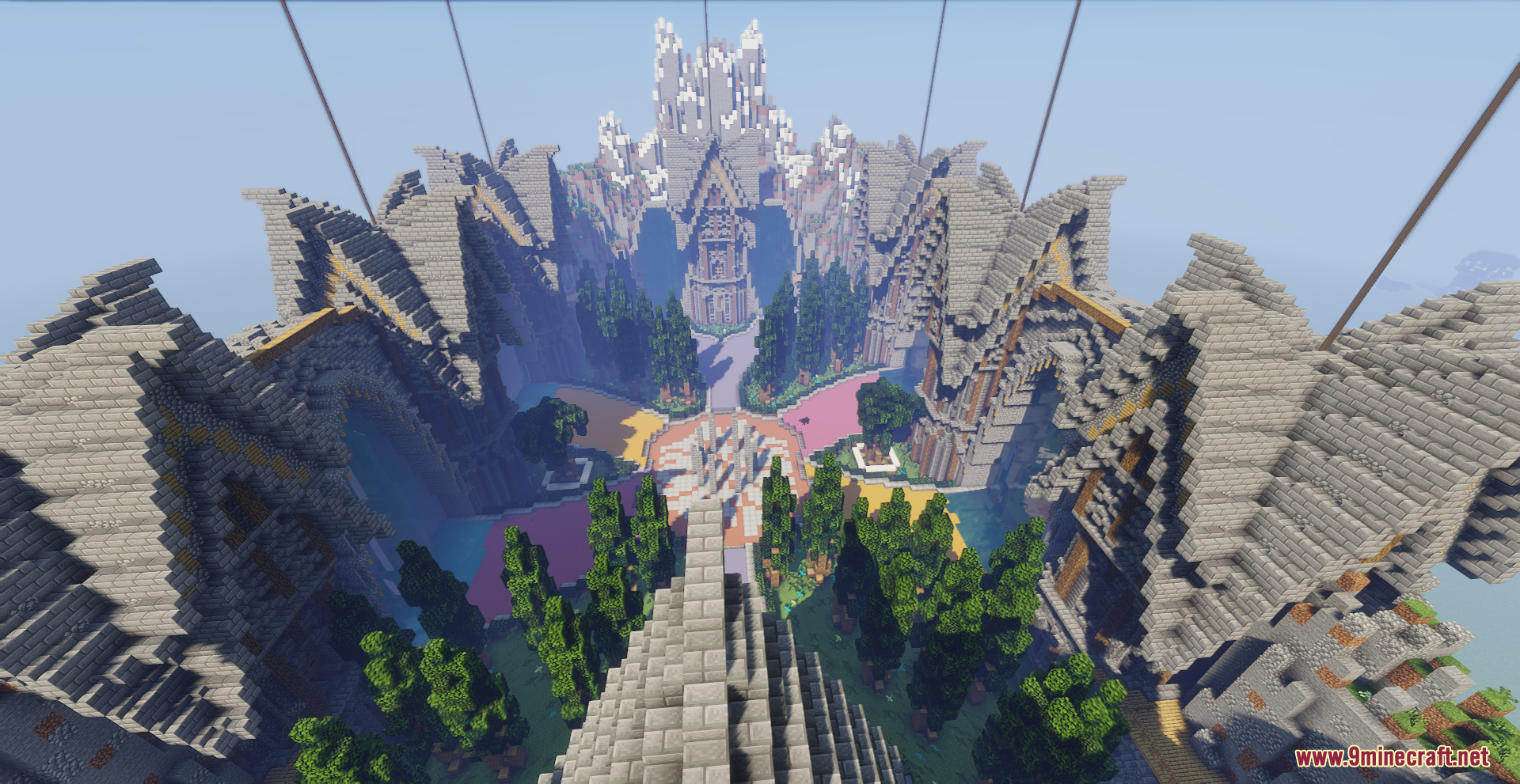 Medieval Hub Spawn Map (1.21.5, 1.20.1) - A Grand Welcome For ...