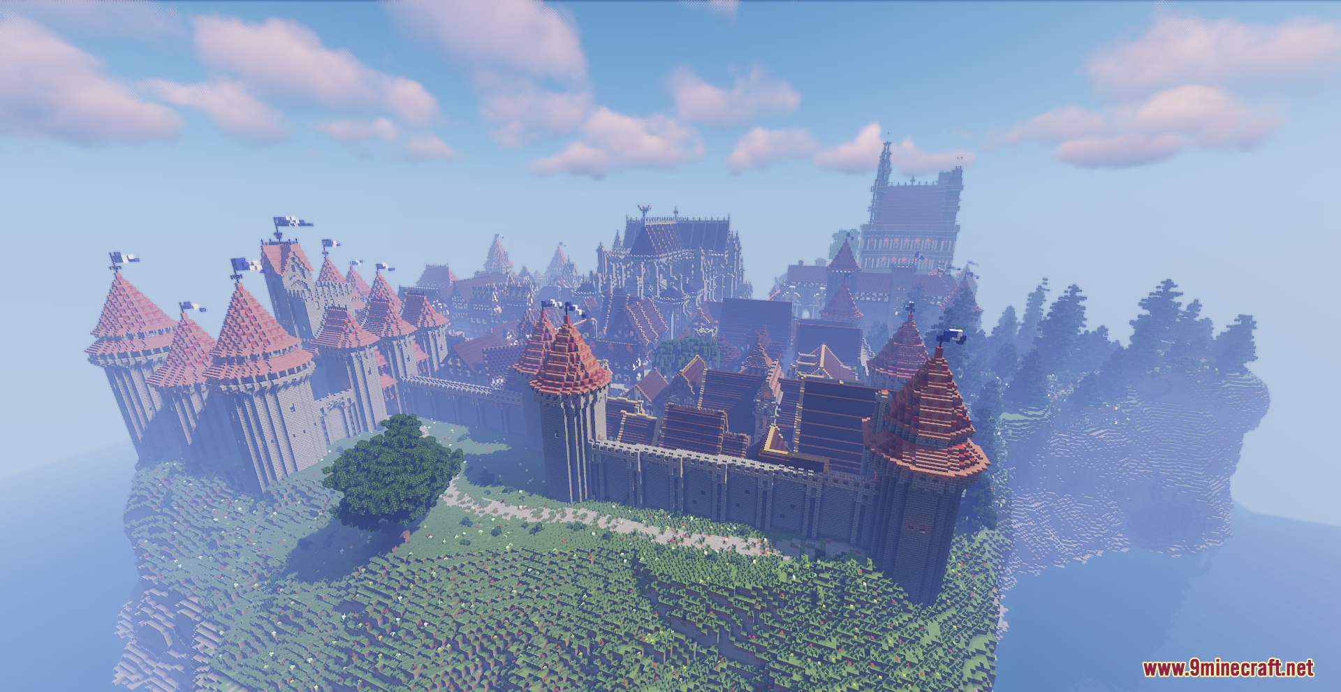 Holycube Castle Map (1.21.5, 1.20.1) - A Majestic Medieval Stronghold ...