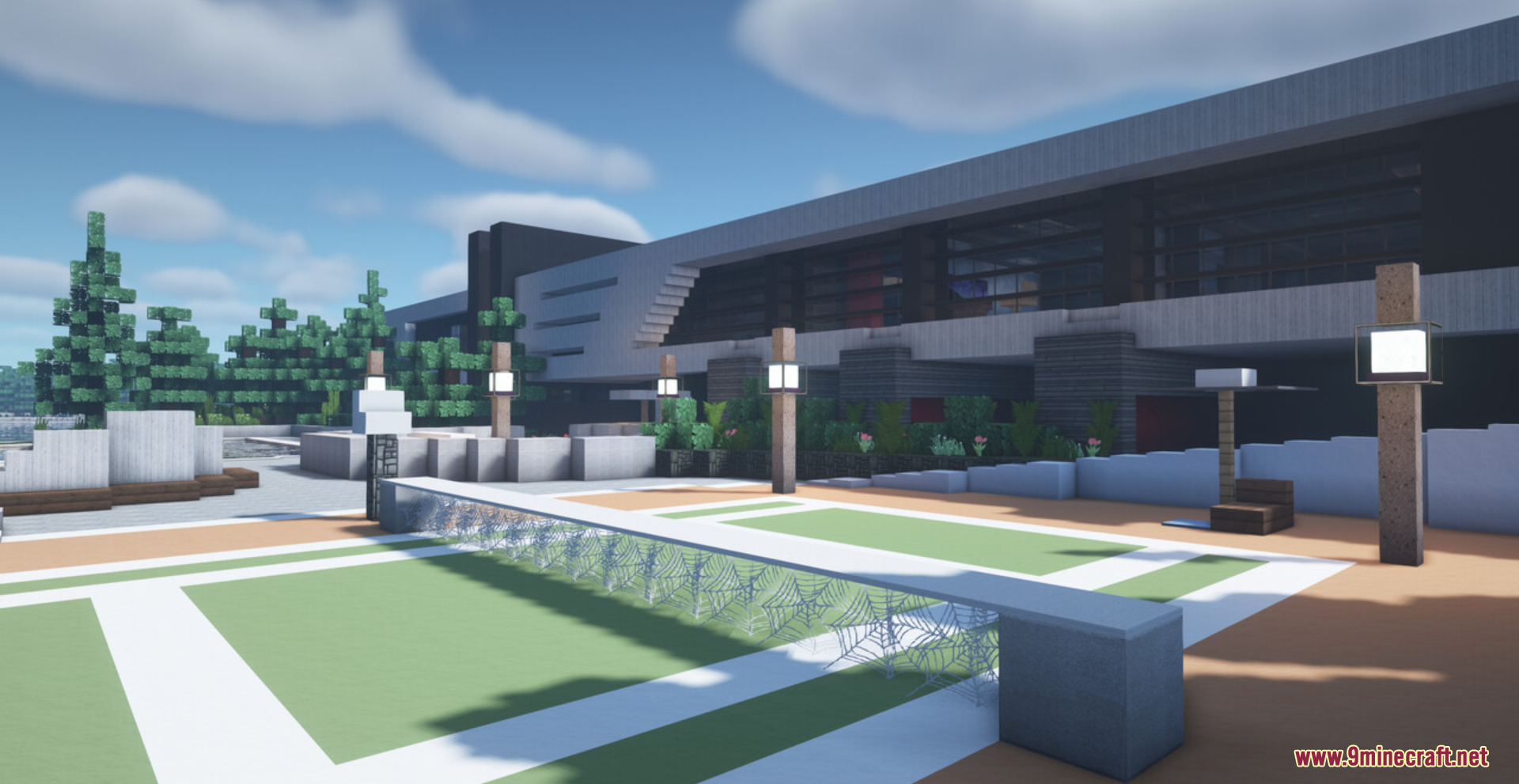 Red Tech Building RedTech Modern Island House Map (1.21.5, 1.20.1) - Majestic Mansion ...