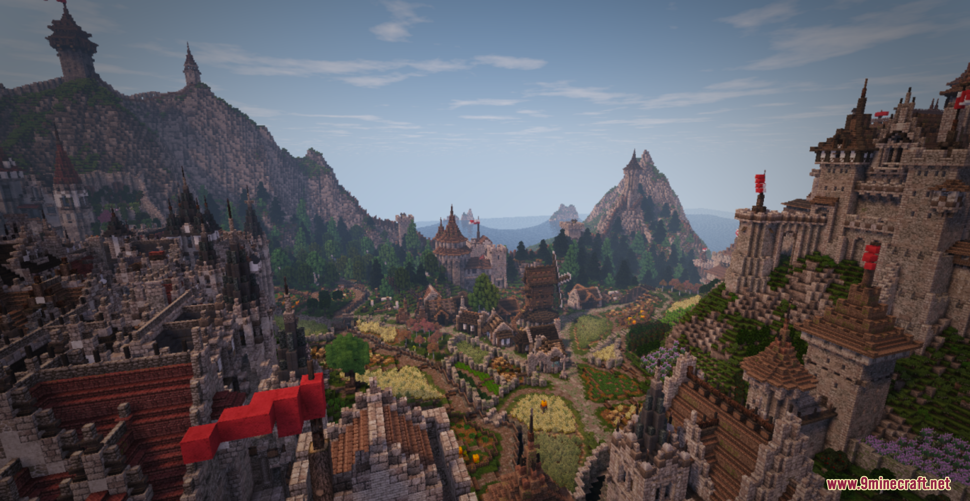 Windfall Haven Map (1.21.5, 1.20.1) - A Grand Medieval Archipelago ...
