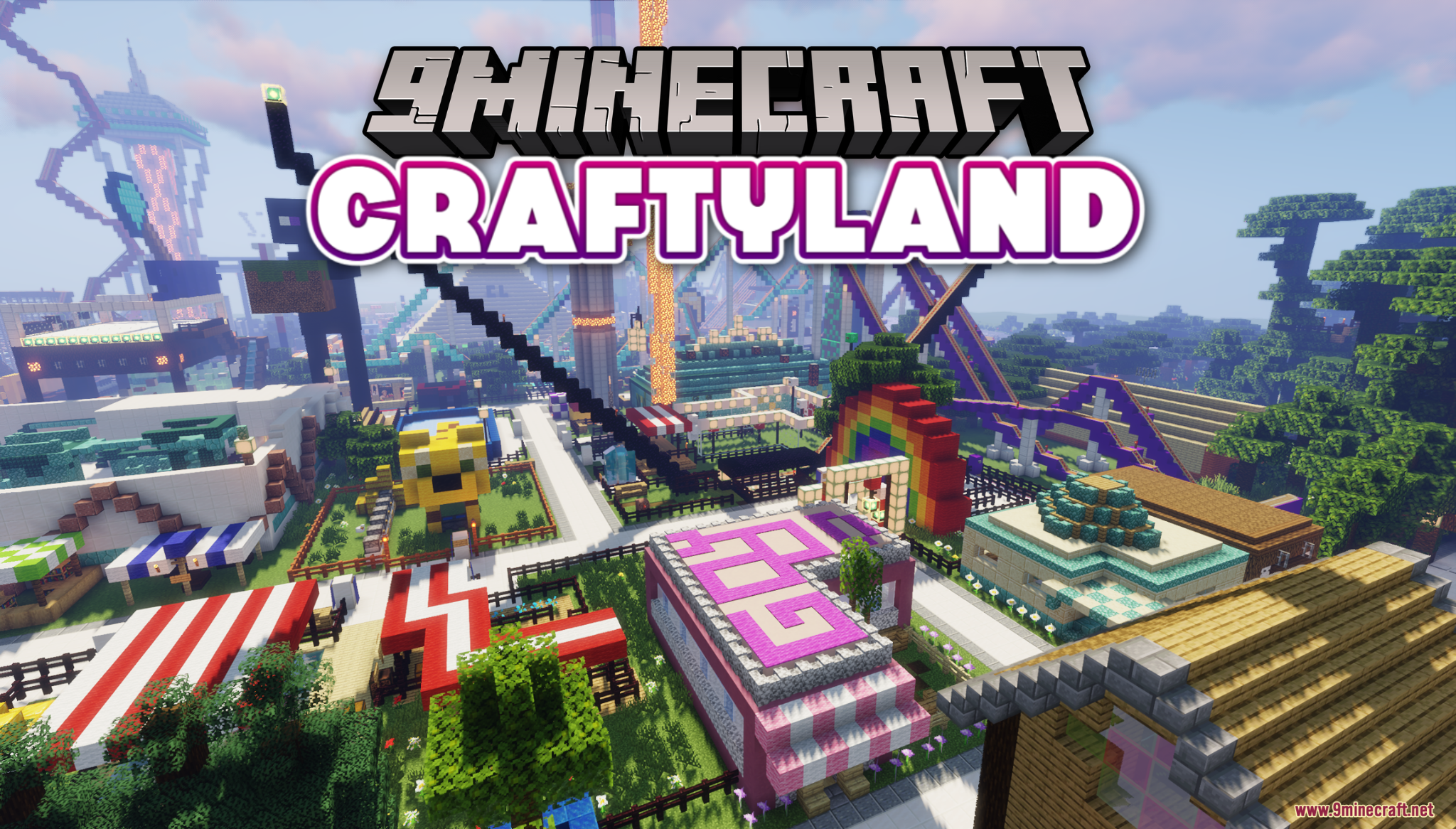 Craftyland Map (1.21.5, 1.20.1) - A Minecraft Theme Park - Aadhu.com