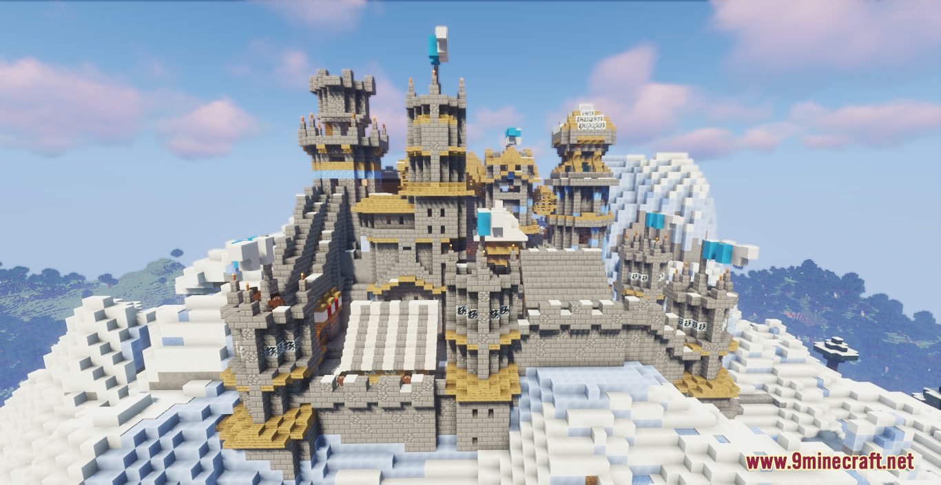 Mountain Fortress Map (1.20.4, 1.19.4) - Medieval Survival Castle ...
