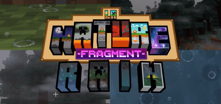 Rain – la nature fragment resource pack (1. 21) – mcpe/bedrock