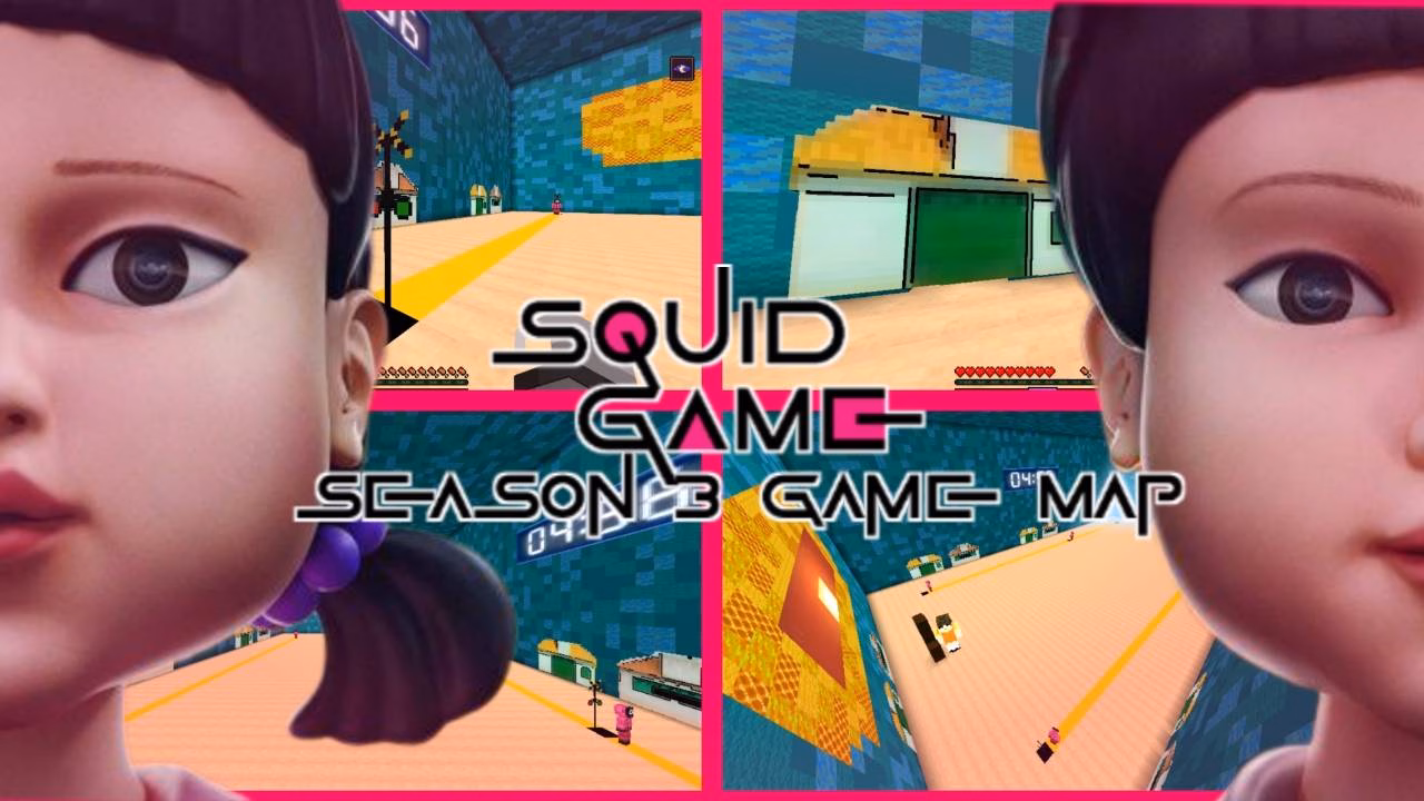 Squid game: season 3 map (1. 21) – mcpe/bedrock mod