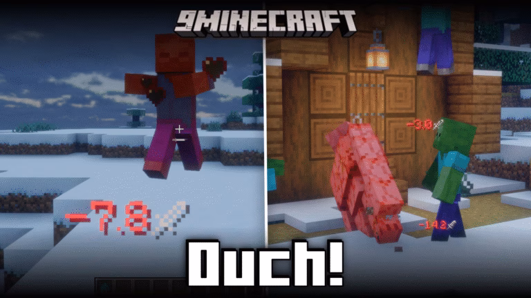 Ouch! Mod (1. 21. 5, 1. 21. 1) – damage indicator