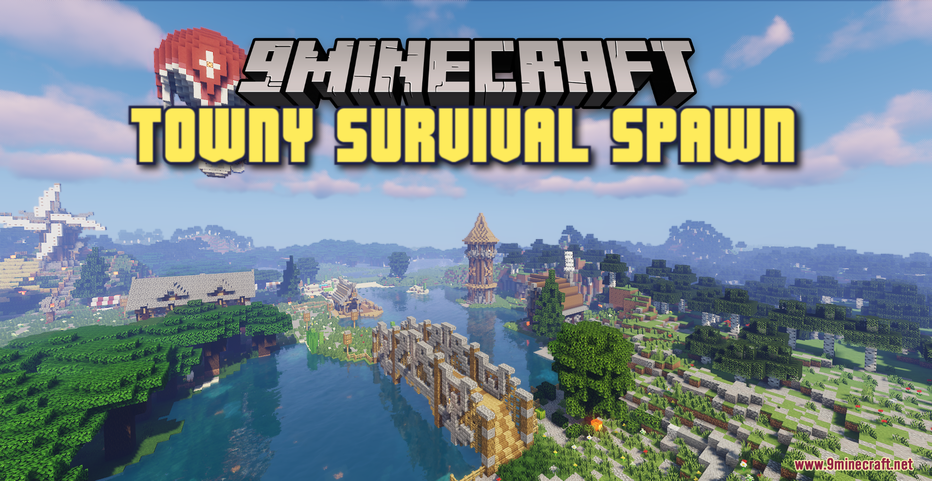 Towny Survival Spawn Map (1.21.5, 1.20.1) - Medieval Haven - Aadhu.com