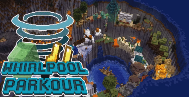 Whirlpool parkour map (1. 21. 5, 1. 20. 1) – get sucked into a whirlpool