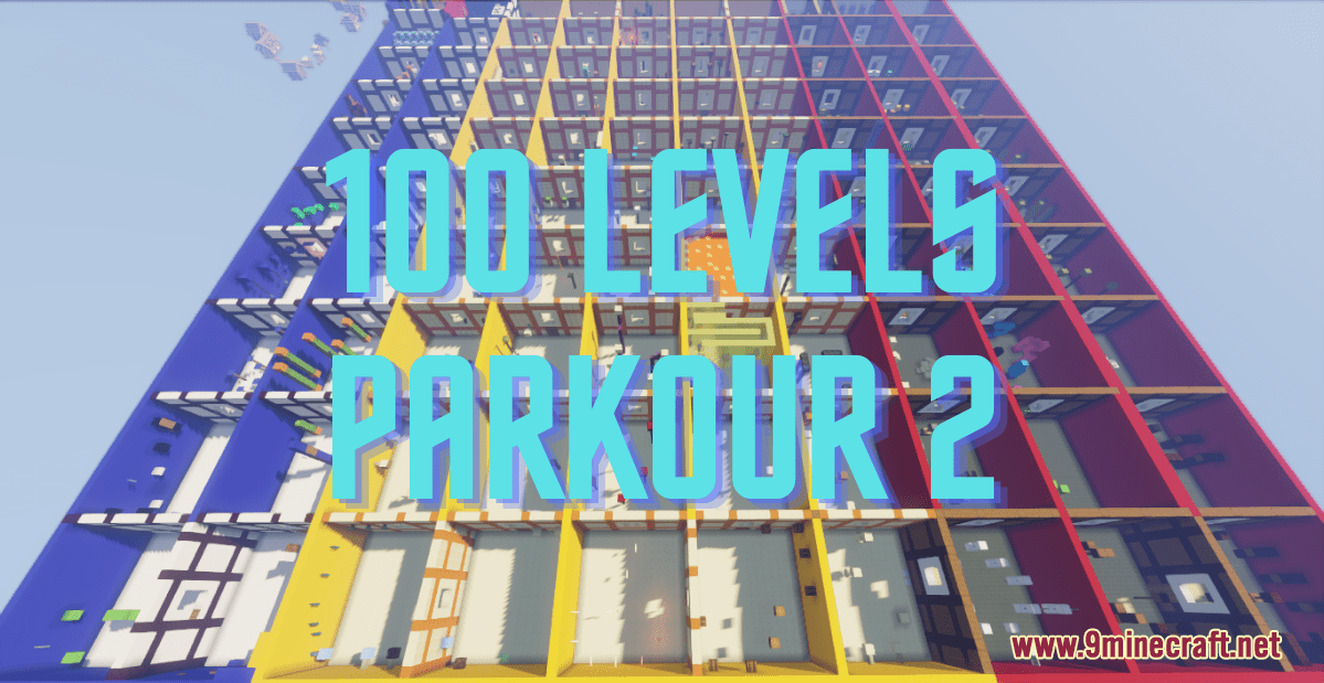 100 Levels Parkour 2 Map 1.17.1 For Minecraft - Aadhu.com