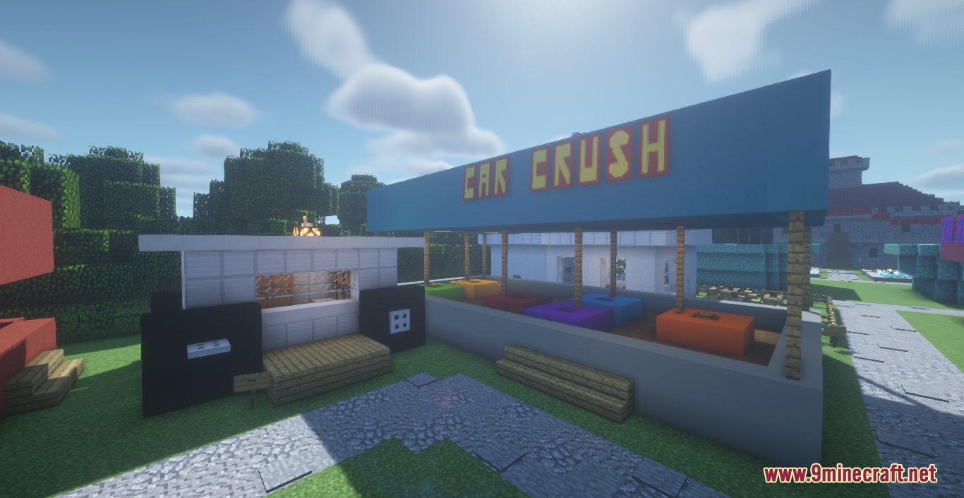 Dark Side Of The Theme Park Map 1.16.5 For Minecraft - Aadhu.com