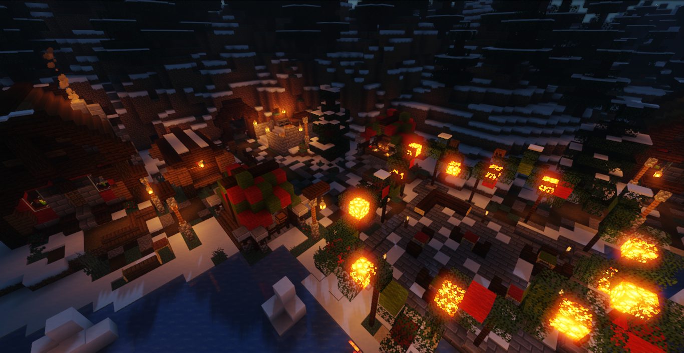 The Winter Eternal Village Map 1.18.1 For Minecraft - Aadhu.com
