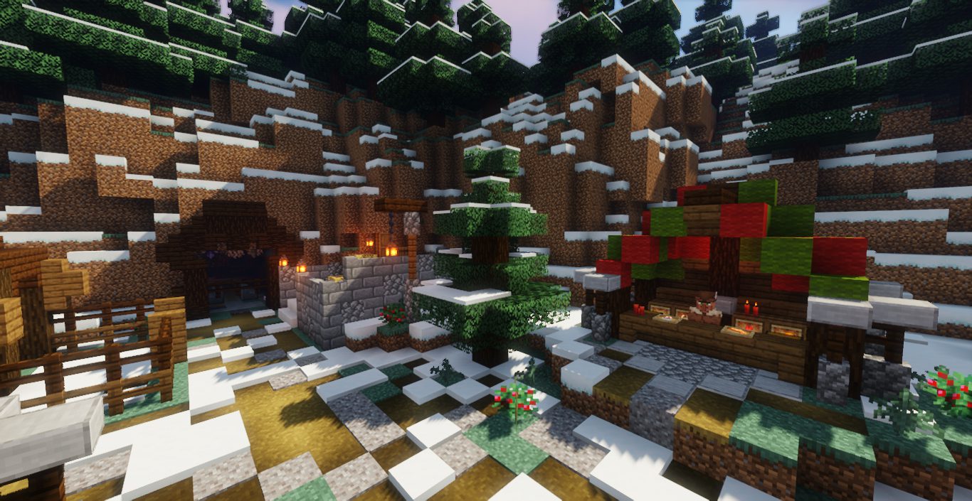 The Winter Eternal Village Map 1.18.1 For Minecraft - Aadhu.com