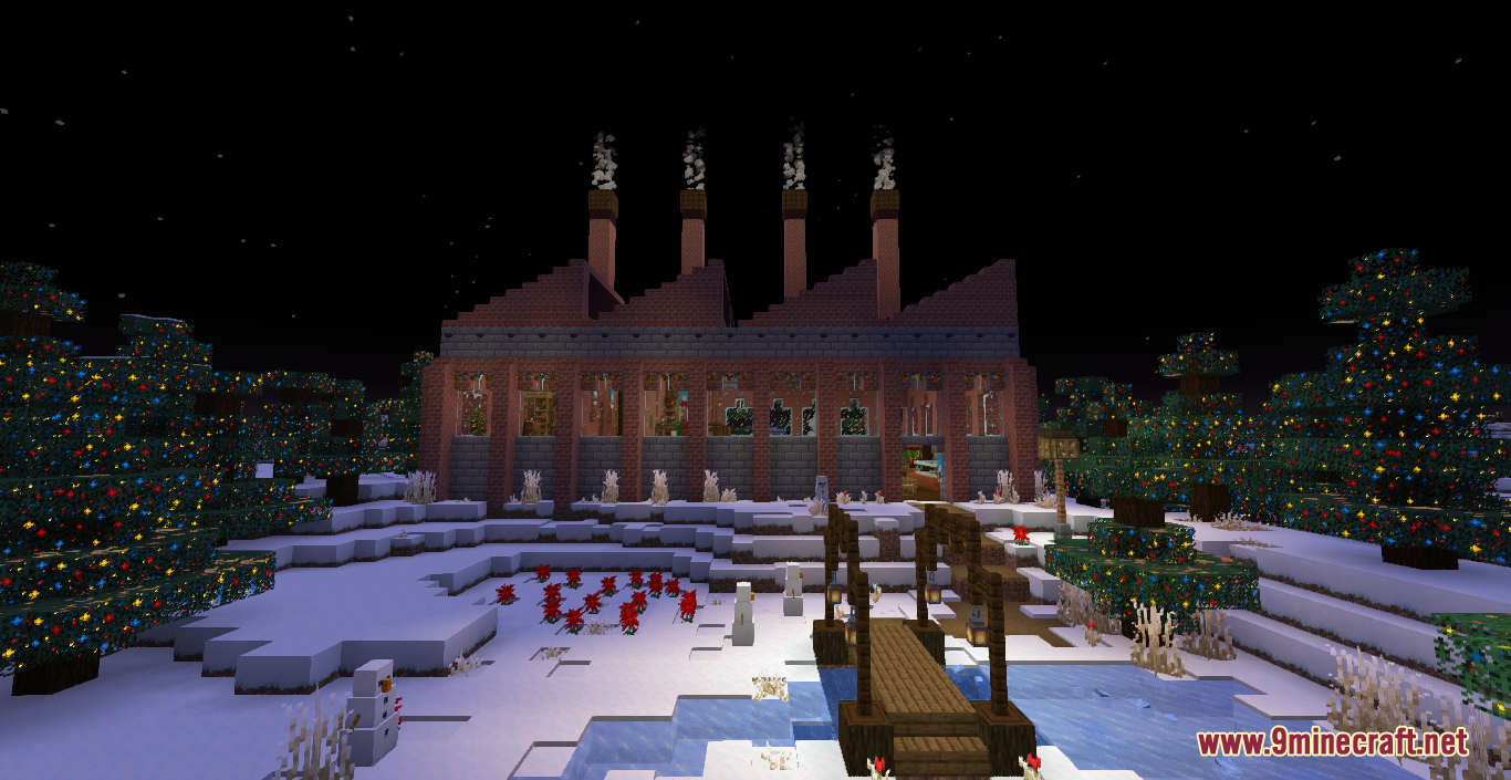 A Snowy Christmas Map 1.17.1 For Minecraft - Aadhu.com