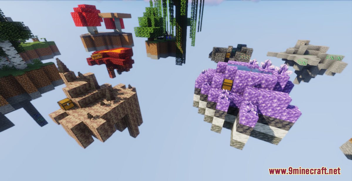 Epic Biomes SkyBlock Map 1.17.1 For Minecraft - Aadhu.com