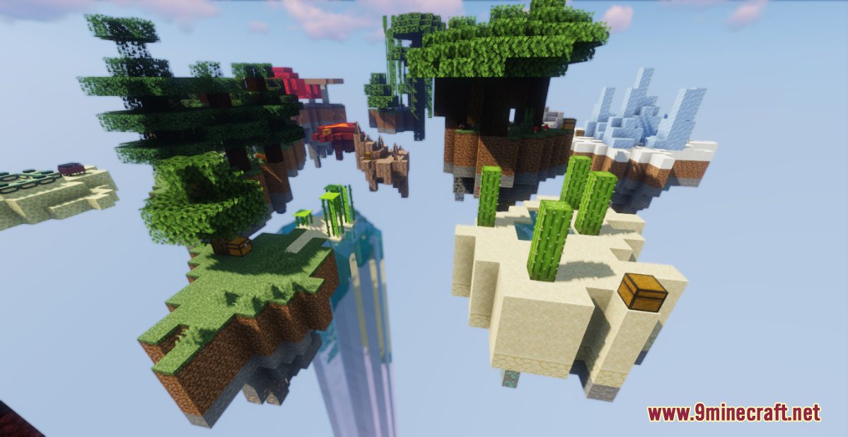 Epic Biomes SkyBlock Map 1.17.1 For Minecraft - Aadhu.com