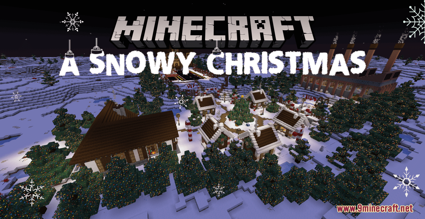 A Snowy Christmas Map 1.17.1 For Minecraft - Aadhu.com