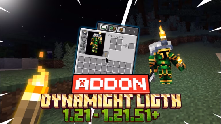 Dynamic lighting with torches texture pack (1. 21) – mcpe/bedrock