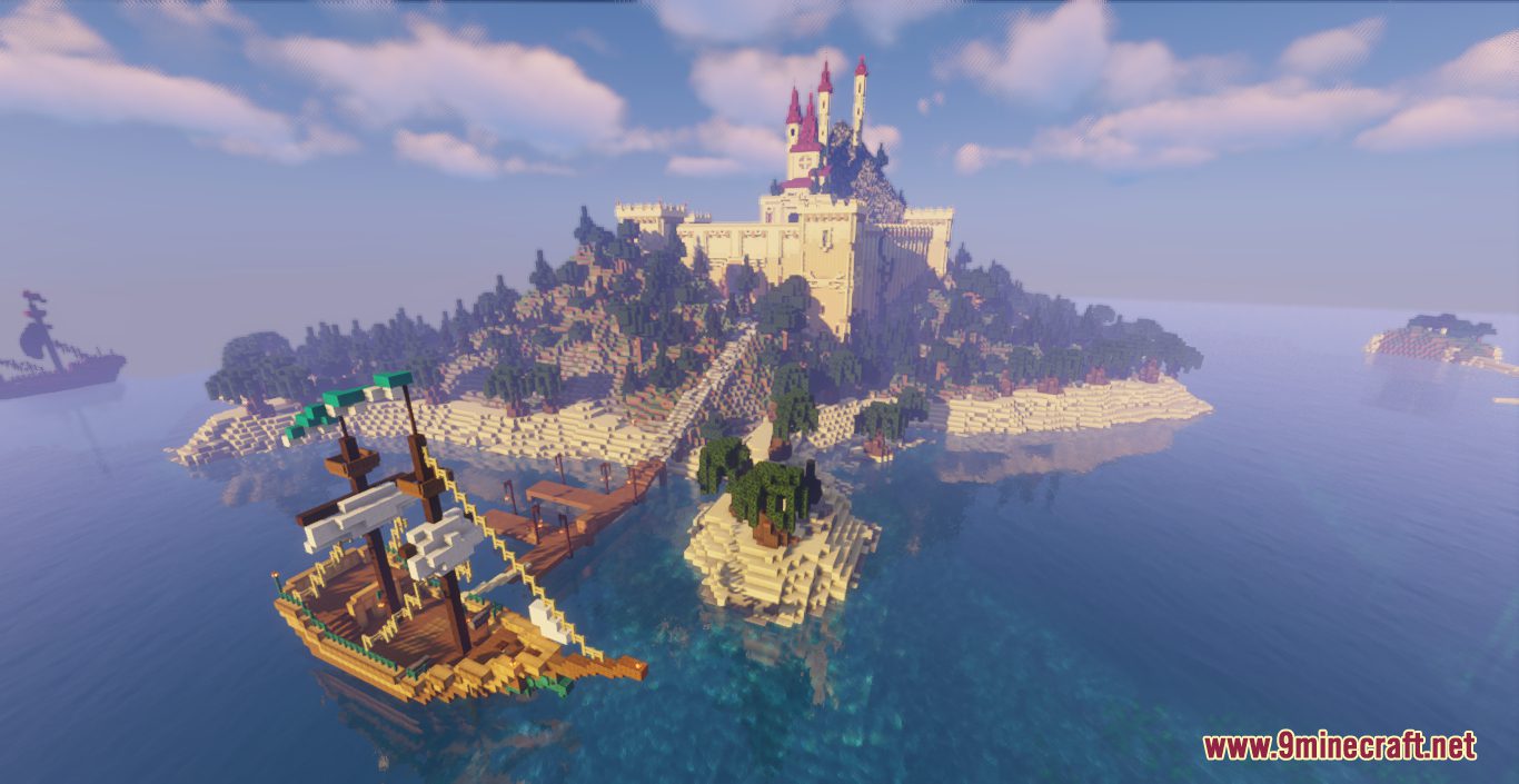 Island Castle Map 1.17.1 For Minecraft - Aadhu.com