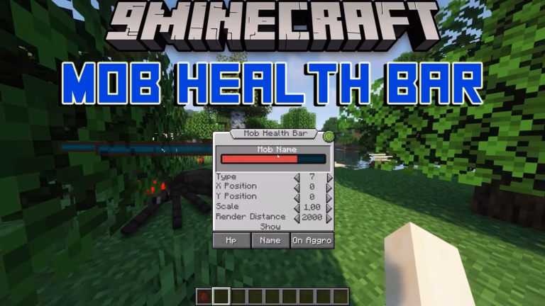 Mob health bar mod (1. 21. 6, 1. 20. 1) – new style of health bar