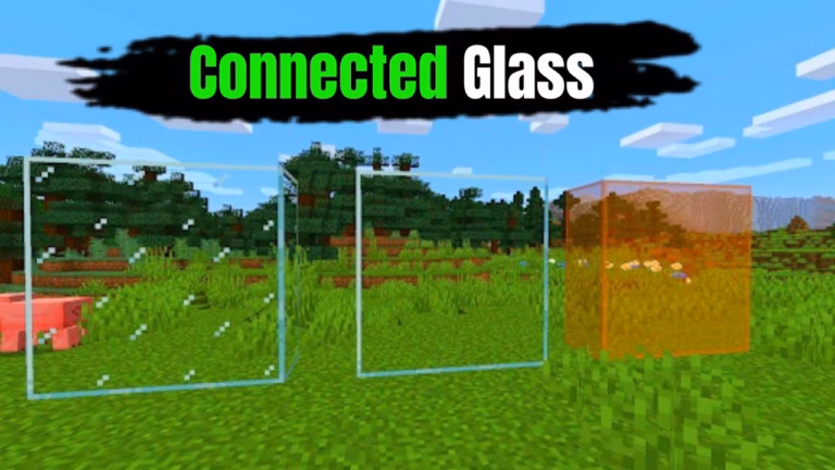 New glass connected texture pack (1. 21) – mcpe/bedrock