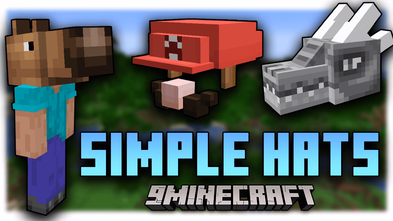 Simple hats mod (1. 21. 1, 1. 20. 1) – over 300 hats