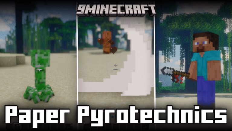 Paper pyrotechnics mod (1. 21. 1, 1. 21) – new explosive weapon