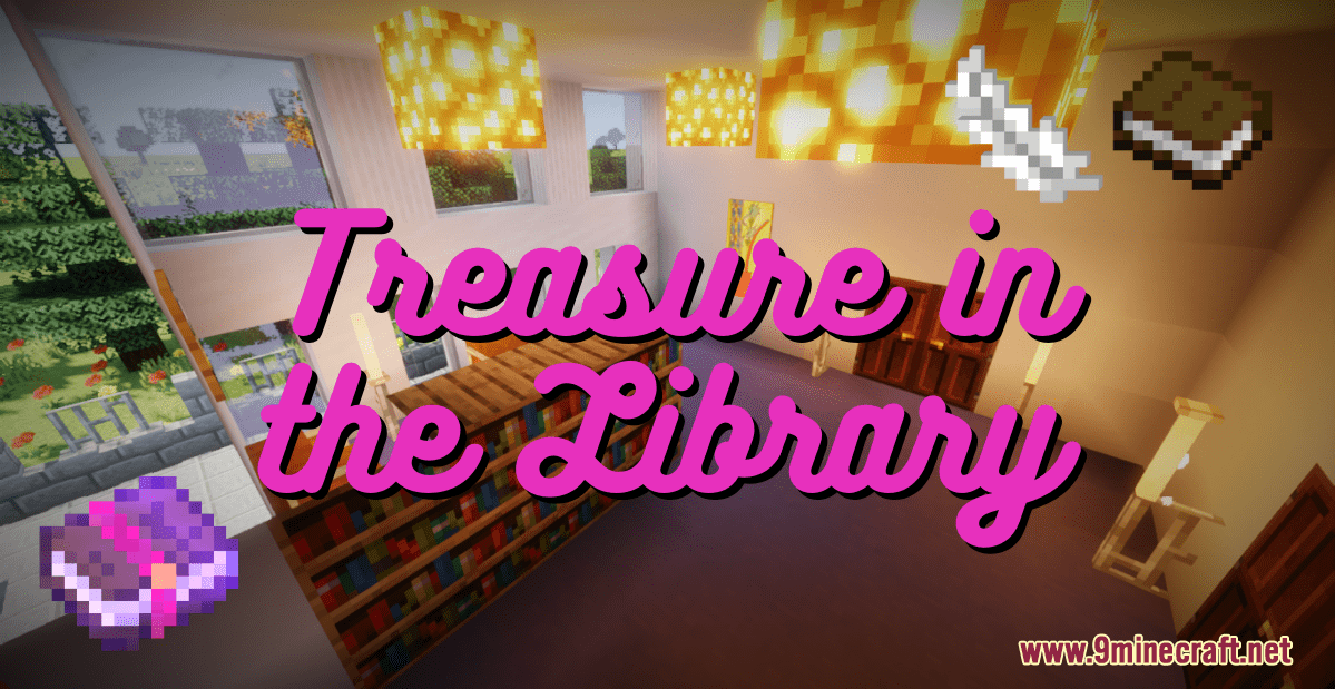 Treasure In The Library Map 1.15.2 For Minecraft 45 Treasure in the library map