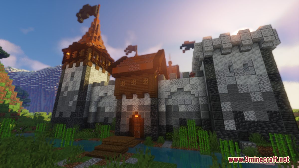 Small Medieval Castle Map (1.21.7, 1.20.1) For Minecraft - Aadhu.com