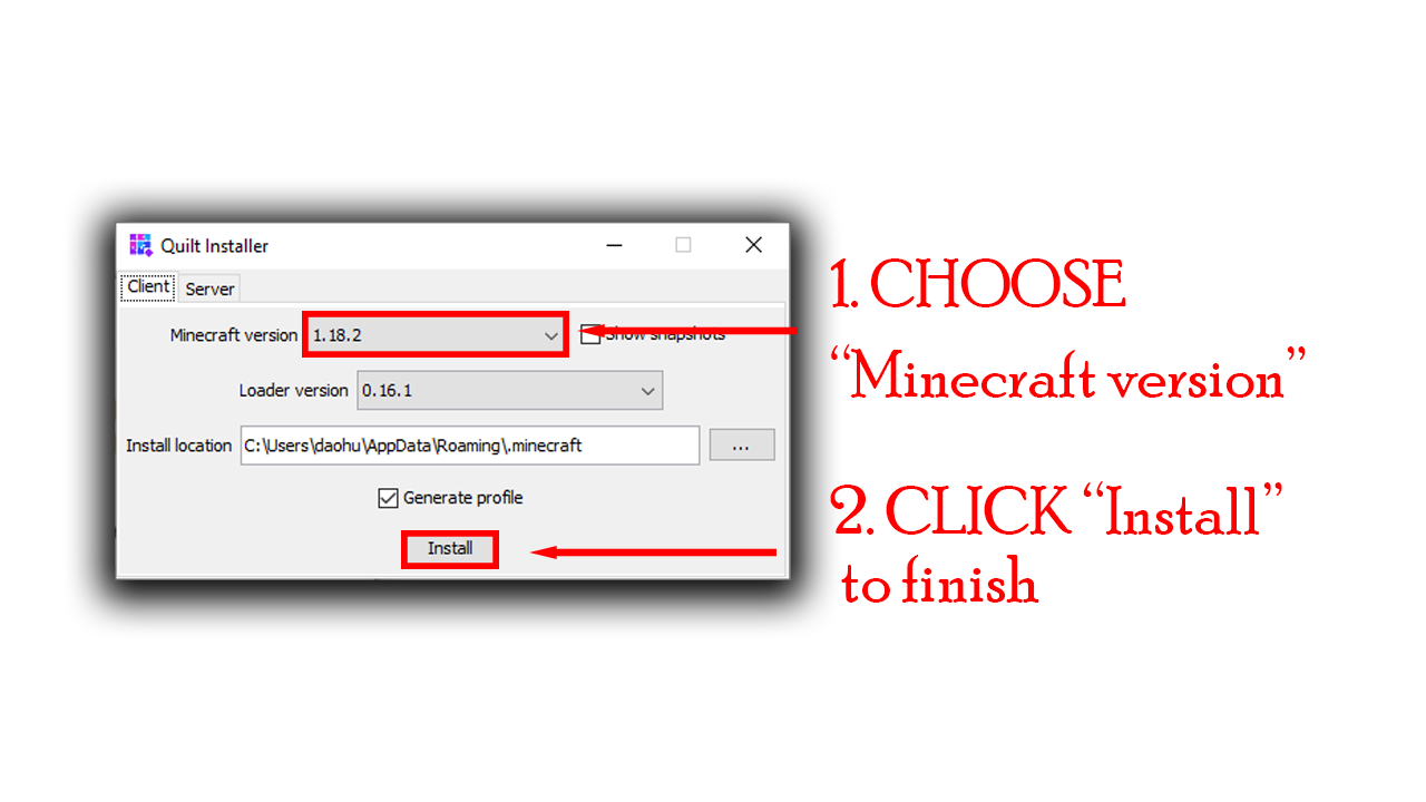 Minecraft Java Modloader Quilt Installer (1.21.7, 1.20.1) - Quilt Loader, Java ModLoader - Aadhu.com