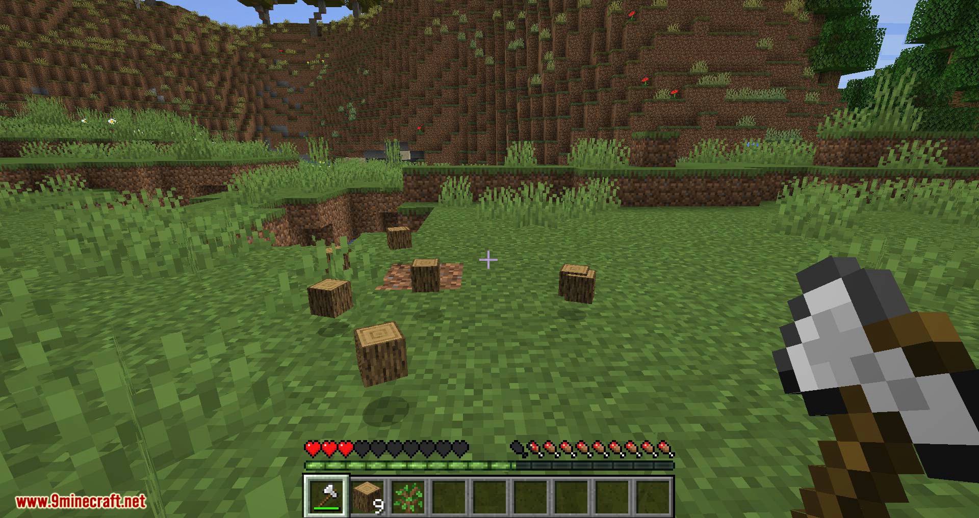 Tree Fall Mod Falling Tree Mod (1.21.7, 1.20.1) - Making The Trees Fall In One Cut ...