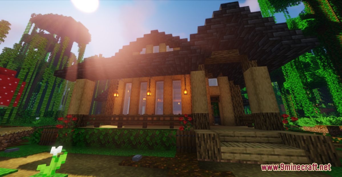Wooden House Map (1.21.7, 1.20.1) For Minecraft - Aadhu.com
