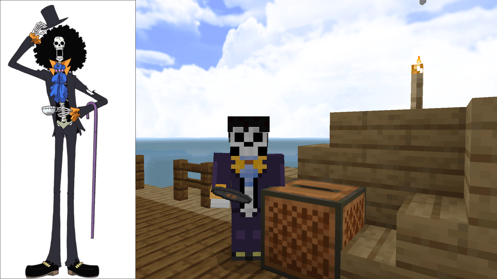 One Piece Skin Pack (1.21) - Mcpe/Bedrock 64 1751554364 618 one piece skin pack 121 mcpebedrock