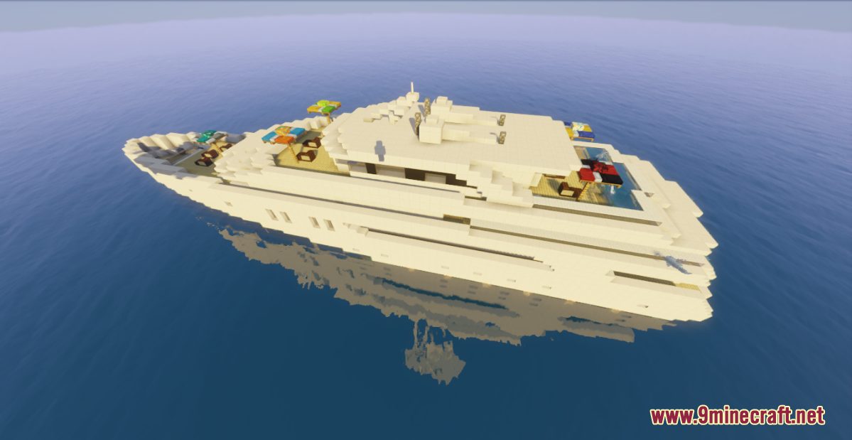 Modern Yacht Map (1.21.7, 1.20.1) For Minecraft 57 Modern yatch screenshots (6)
