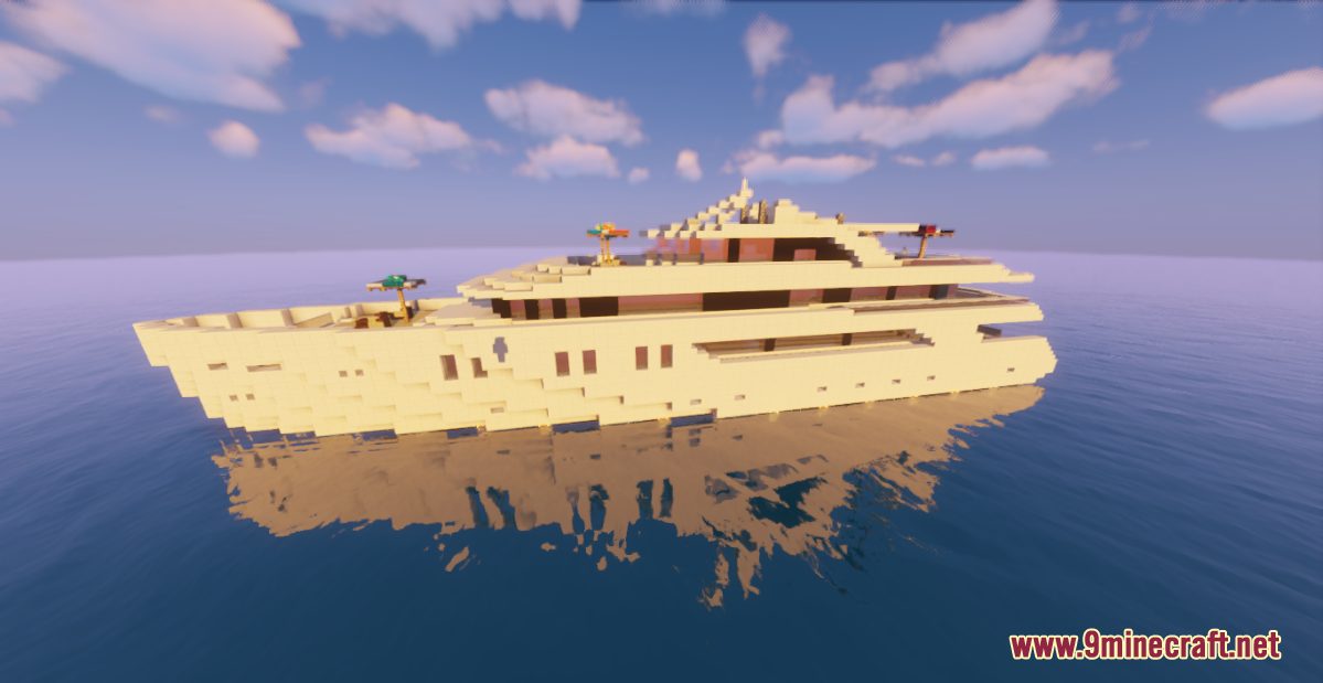 Modern Yacht Map (1.21.7, 1.20.1) For Minecraft 61 Modern yatch screenshots (8)