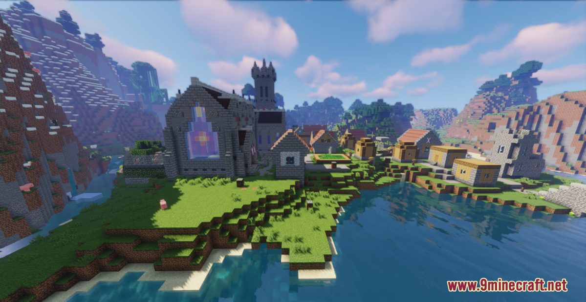 Red Castle Map (1.21.7, 1.20.1) For Minecraft 55 Red castle screenshots (7)
