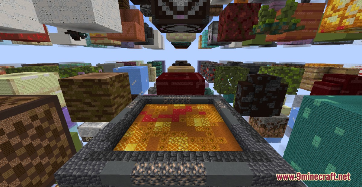 Mega Sky Grid Map (1.21.7, 1.20.1) For Minecraft - Aadhu.com