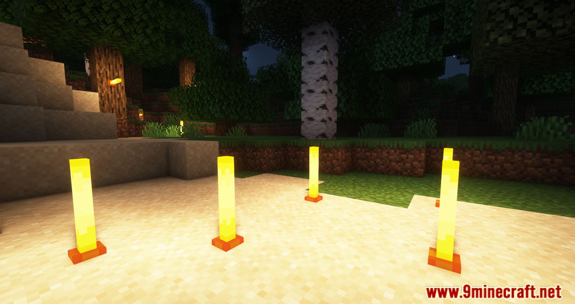 Placeable Blaze Rods Mod (1.21.7, 1.20.1) - Decorate With Blaze Rods ...