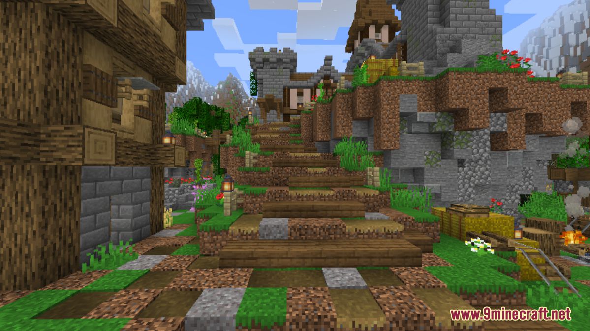 Medieval Valley Town Map (1.21.7, 1.20.1) For Minecraft - Aadhu.com
