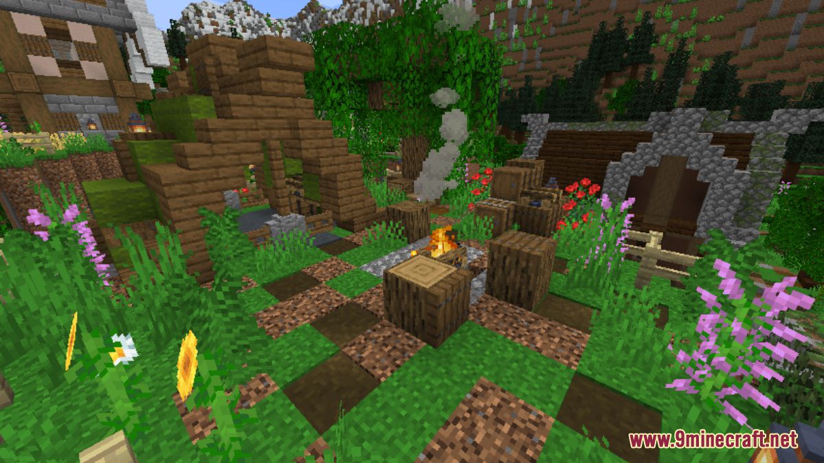 Medieval Valley Town Map (1.21.7, 1.20.1) For Minecraft - Aadhu.com