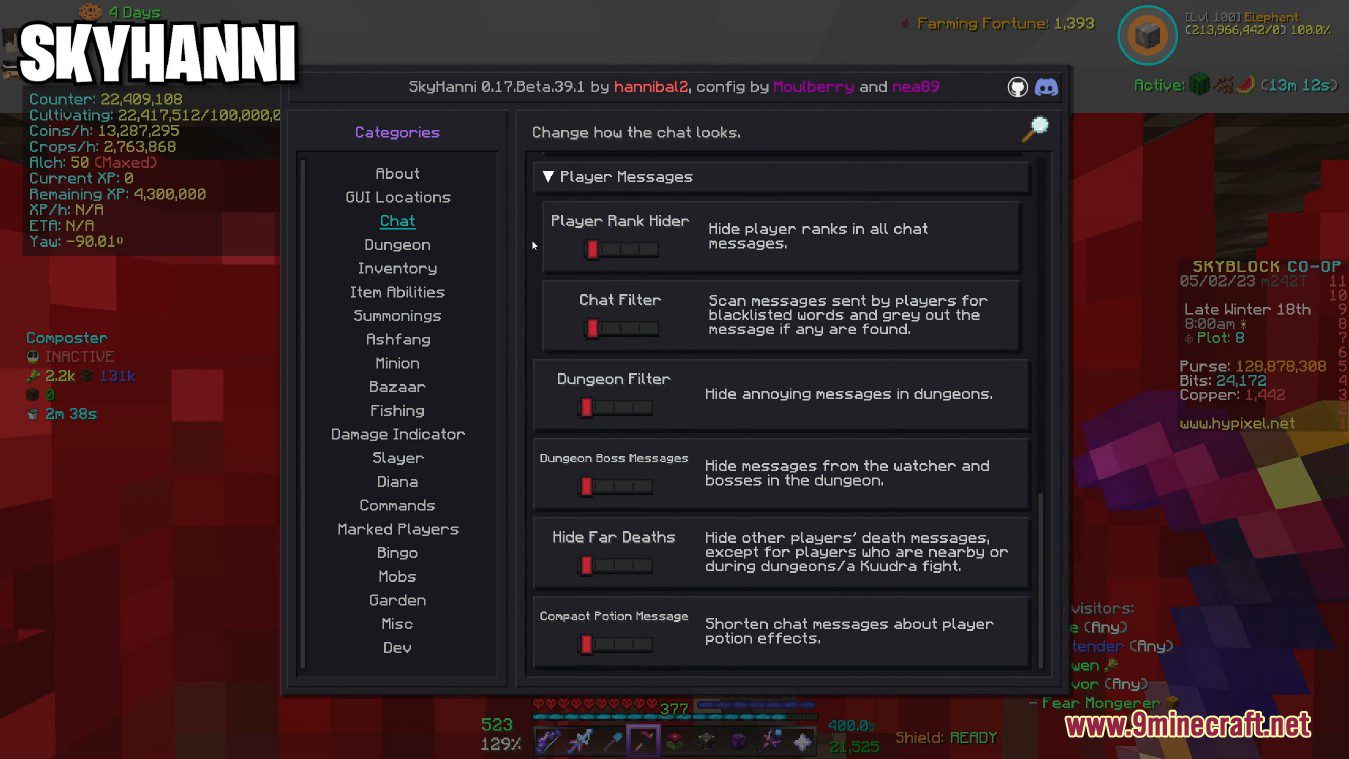 SkyHanni Mod (1.21.5, 1.8.9) - New Features To Hypixel Skyblock - Aadhu.com