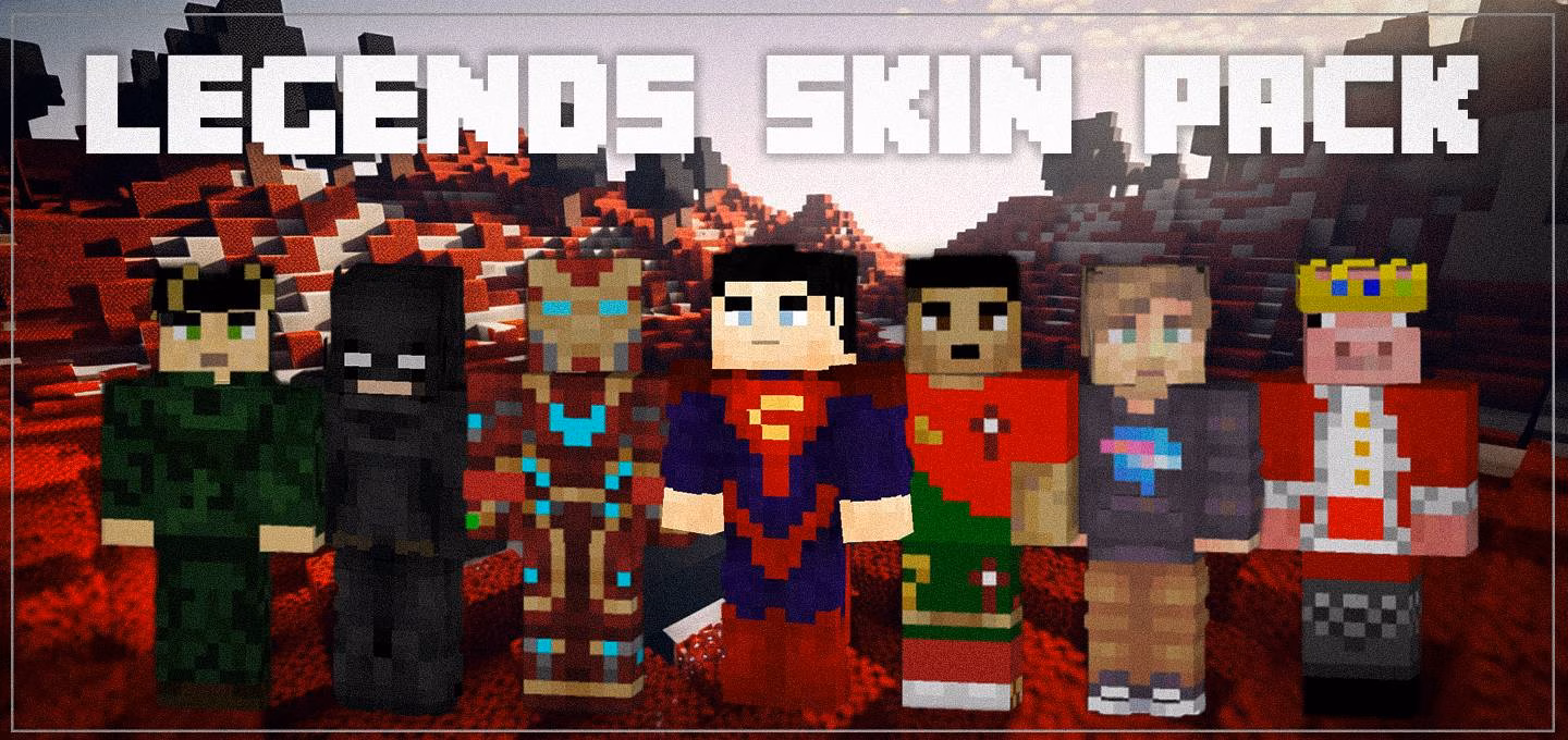 Legends Skin Pack (1.21) – Mcpe/Bedrock Legends skin pack (1. 21) – mcpe/bedrock