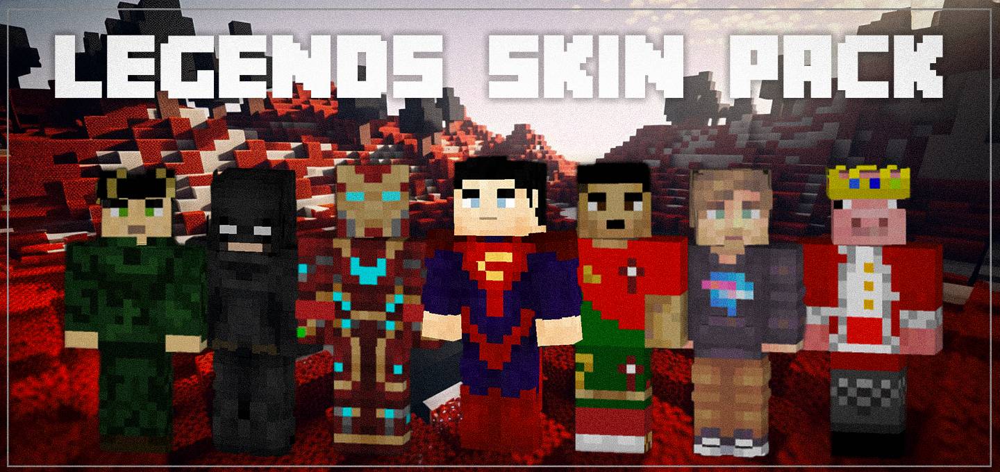 Legends Skin Pack (1.21) – MCPE/Bedrock Legends Skin Pack (1.21) – MCPE/Bedrock