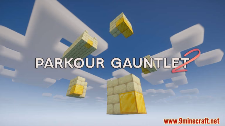 Parkour gauntlet 2 map (1. 21. 8, 1. 20. 1) for minecraft