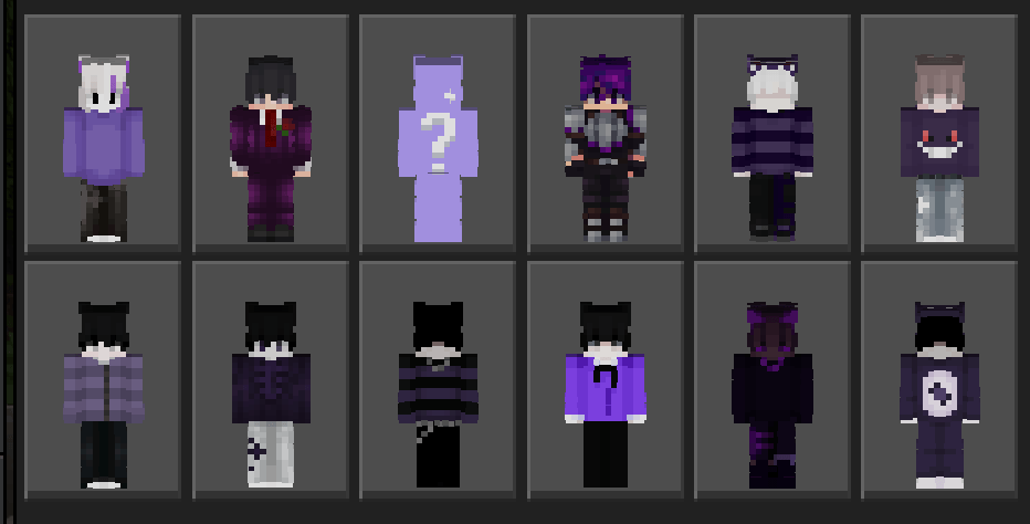 Unknown skinpack 121 100 skins for mcpebedrock